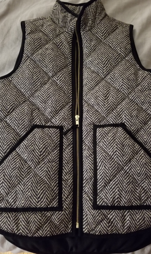 JCrew Herringbone vest